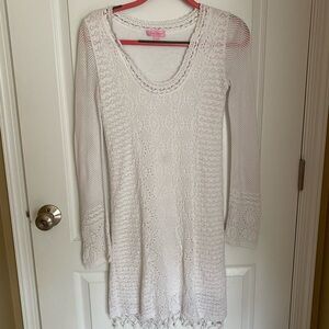 Lilly Pulitzer White Lace Detail Dress